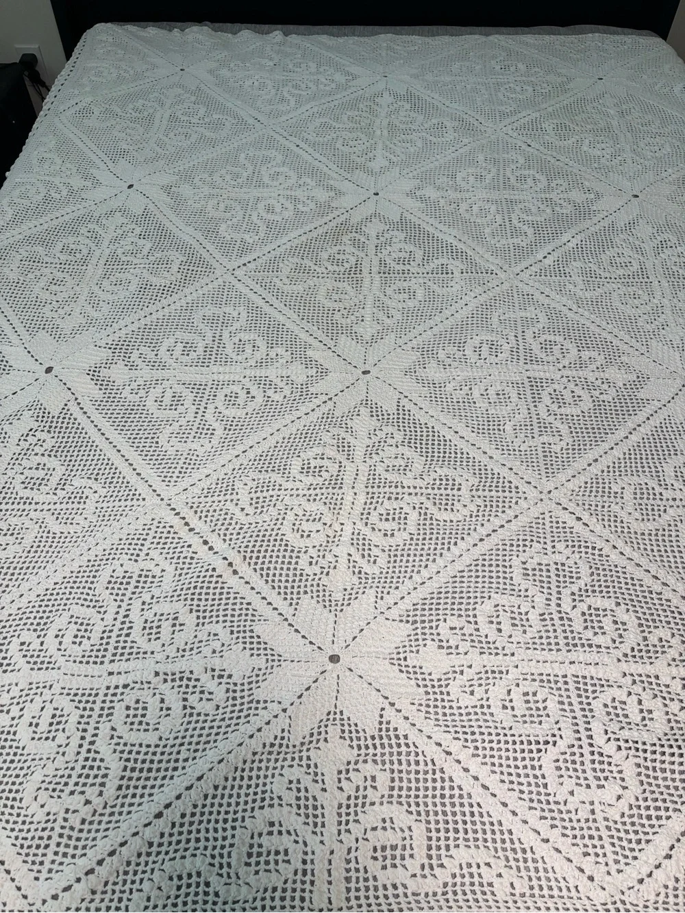Handmade vintage crochet